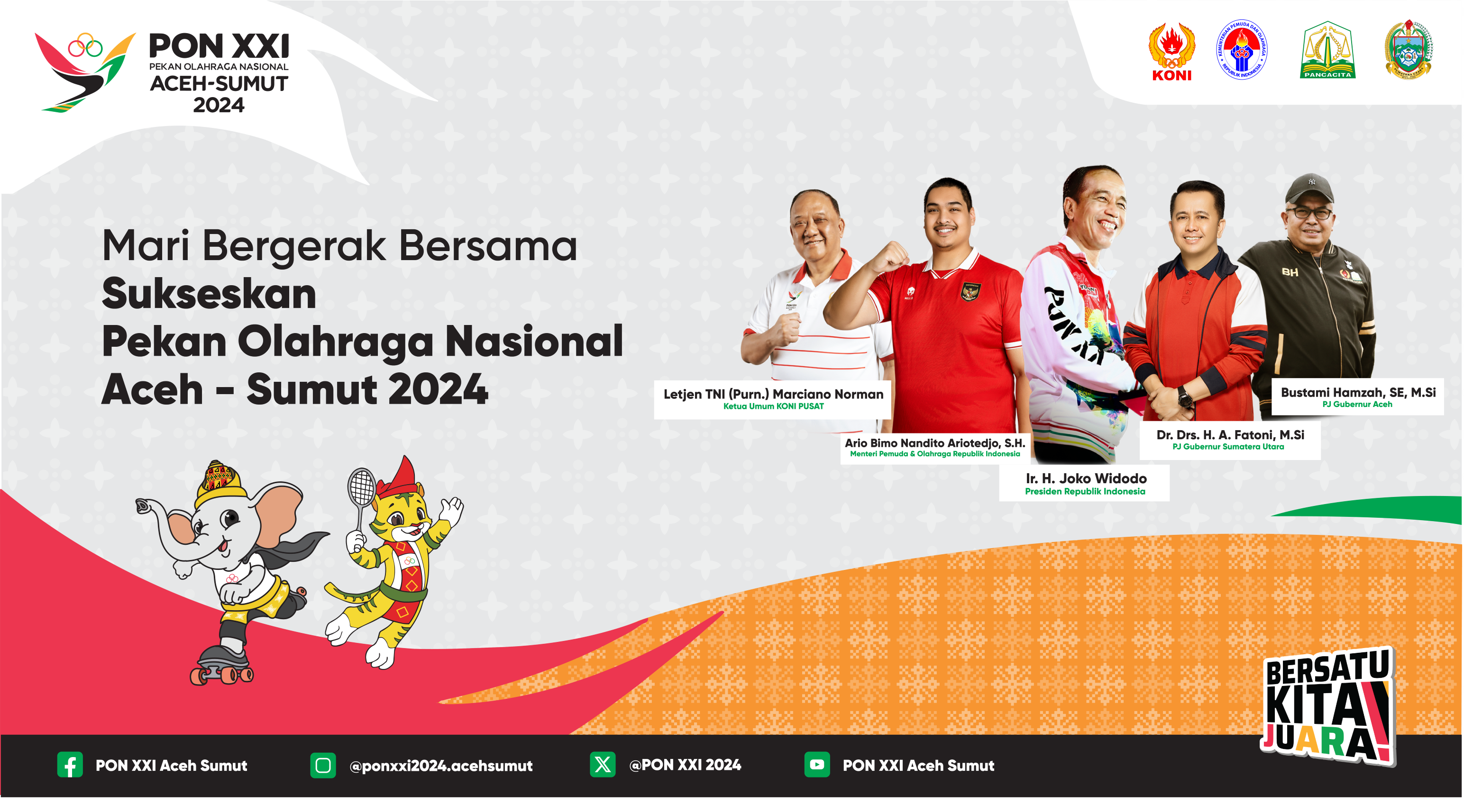 Link Tempelate Video, Flyer dan Foto PON Aceh 2024